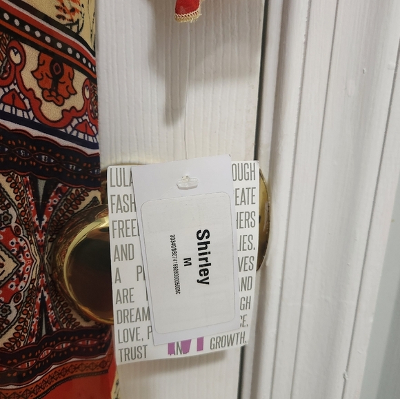 NWT LuLaRoe Shirley Kimono Floral Boho Mixed Patterns Size M Beach Cover Up - Picture 5 of 5